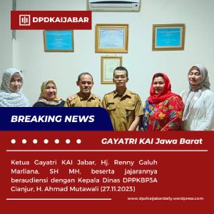 Siap Bela Perempuan dan Anak, Gayatri KAI kerjasama dengan Pemkab Cianjur