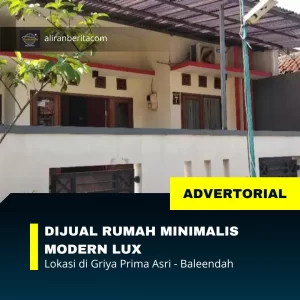 Dijual Rumah Minimalis Modern Lux