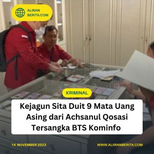 Kejagung Sita Duit 9 Mata Uang dari Achsanul Qosasi Tersangka BTS Kominfo