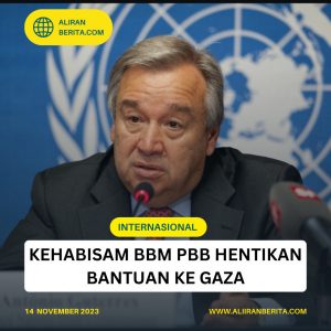 Kehabisan BBM, PBB Hentikan Sementara Bantuan ke Gaza