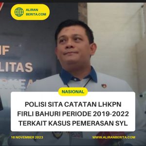 Polisi Sita Dokumen LHKPN Firli Terkait Pemerasan SYL